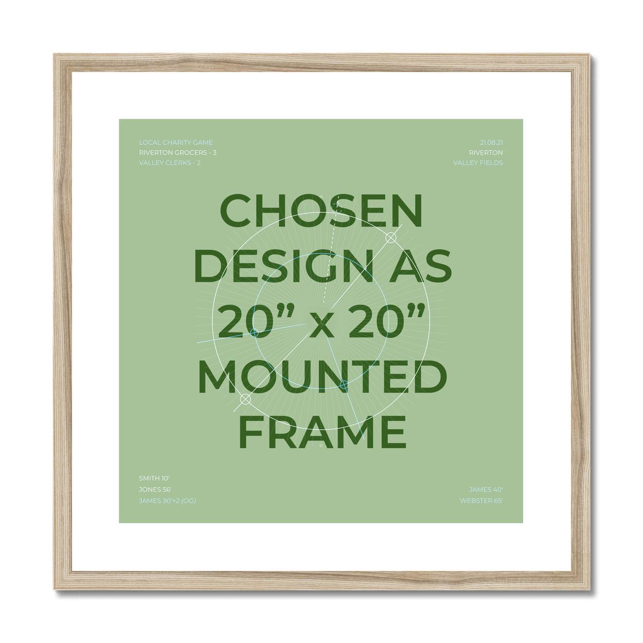 Framed & Mounted Print option