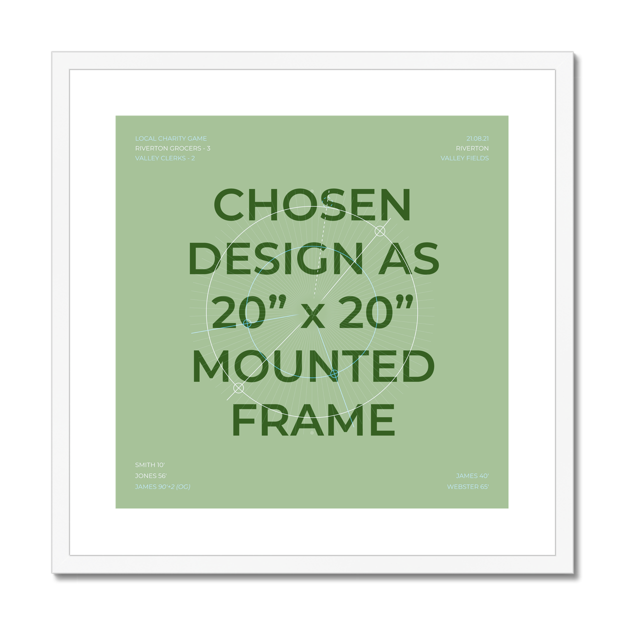 Framed & Mounted Print option